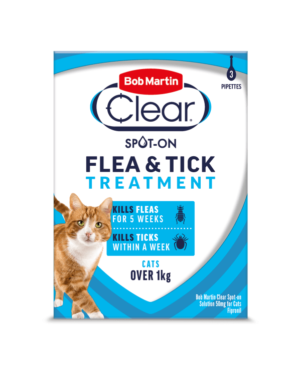 Bob Martin Clear Spot-On for Cats - 3 Pipettes