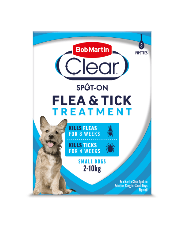 Bob Martin Clear Spot-On for SMALL Dogs - 3 Pipettes