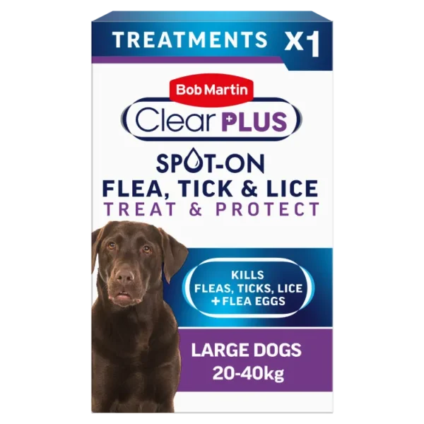Bob Martin Clear Plus Spot-On for LARGE Dogs - 1 Pipette