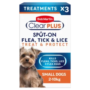 Bob Martin Clear Plus Spot-On for SMALL Dogs - 3 Pipettes