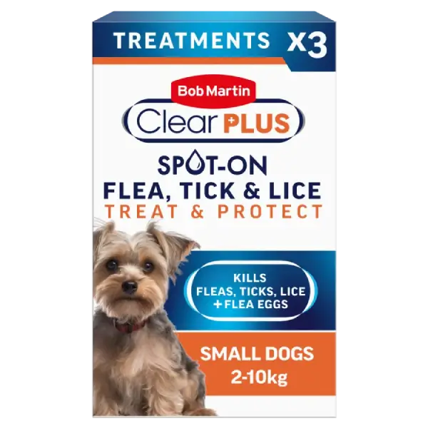 Bob Martin Clear Plus Spot-On for SMALL Dogs - 1 Pipette