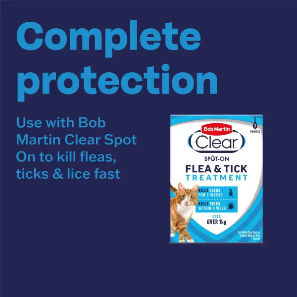 Bob Martin Clear 2 in 1 Wormer Tablets for Cats & Kittens - Pack of 2 - Image 5