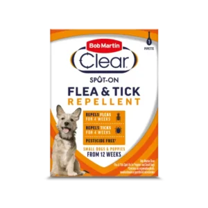 Bob Martin Clear Pesticide Free Repellent Spot-On for Puppies & SMALL Dogs