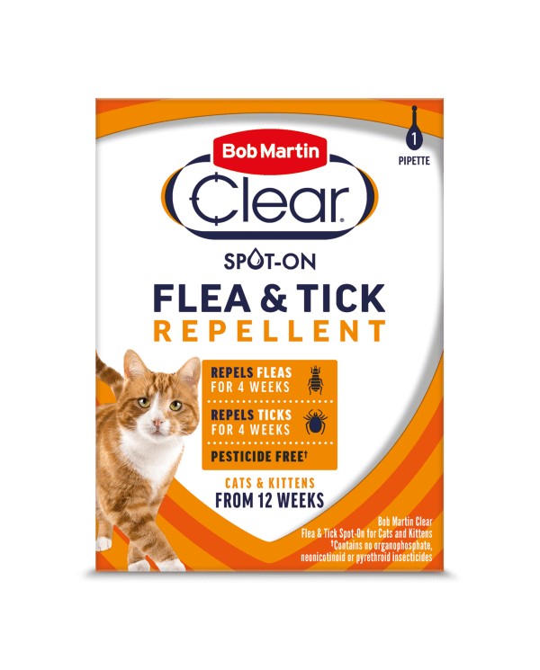 Bob Martin Clear Pesticide Free Spot-On for Cats - 1 Pipette