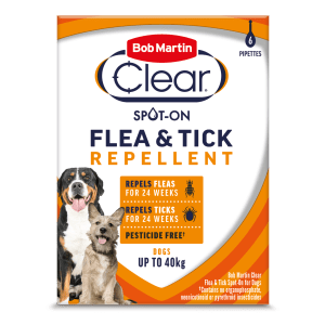 Bob Martin Clear Pesticide Free Repellent Spot-On for Dogs - 6 Pipettes