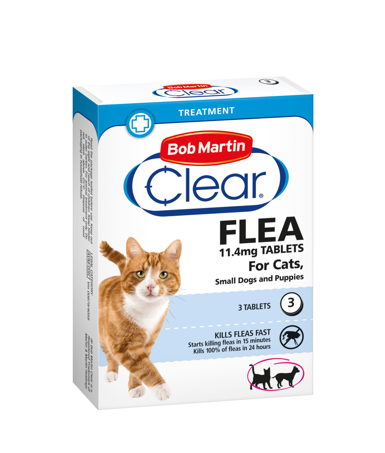 Bob Martin Clear Flea Tablets for Cats Pack of 3 Bob Martin