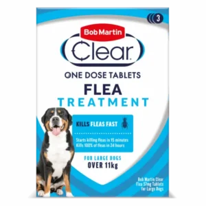 Bob Martin Clear Flea Tablets for LARGE Dogs over 11kg - Pack of 3