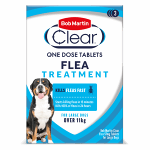 Bob Martin Clear Flea Tablets for LARGE Dogs over 11kg - Pack of 3