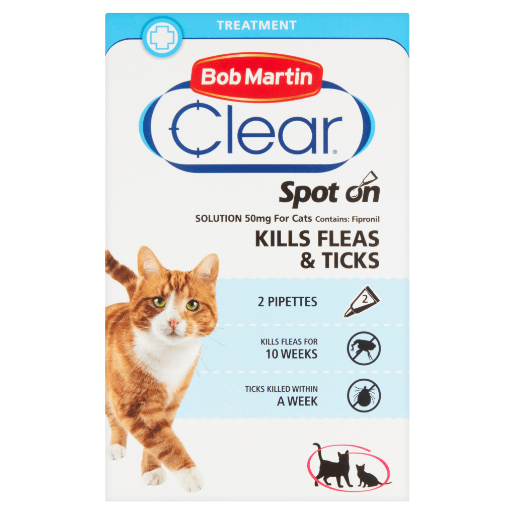 Bob Martin Clear Plus SpotOn for Cats & Ferrets 1 Pipette Bob Martin