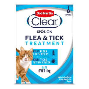 K0847 BM Clear Flea Tick Spot On Treatment for Cats 2P ZPKA0847E