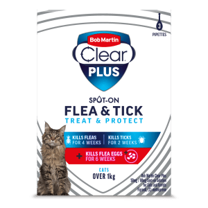 Bob Martin Clear Plus Spot-On for Cats & Ferrets - 3 Pipettes