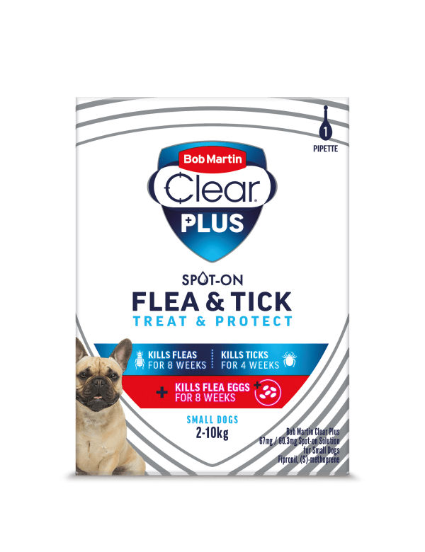 Bob Martin Clear Plus Spot-On for SMALL Dogs - 1 Pipette