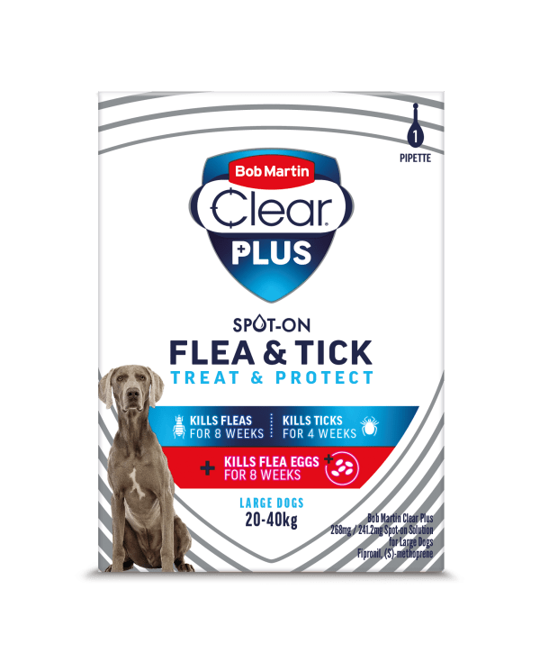 Bob Martin Clear Plus Spot-On for LARGE Dogs - 1 Pipette