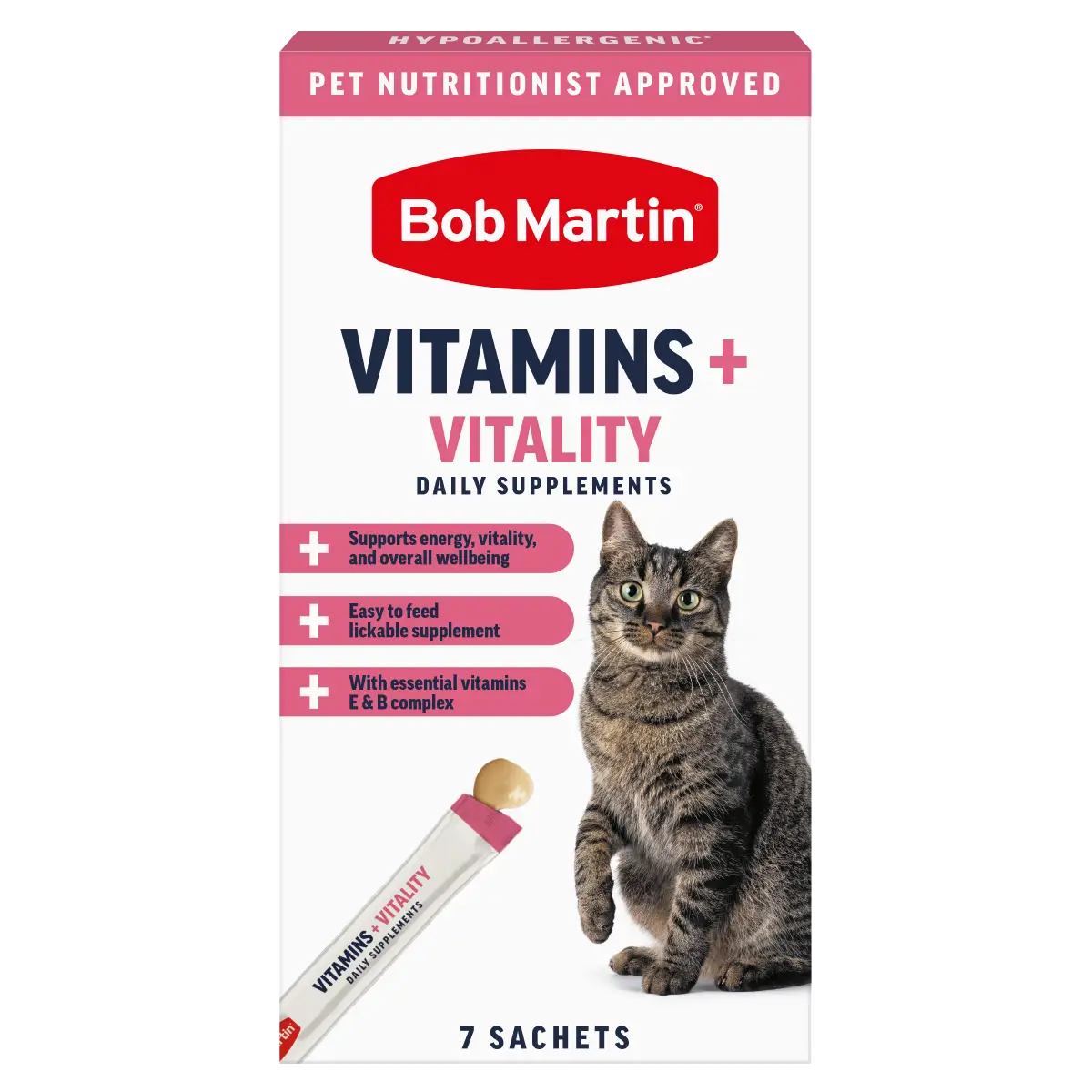 Bob Martin Cat Vitamins & Vitality - front of box