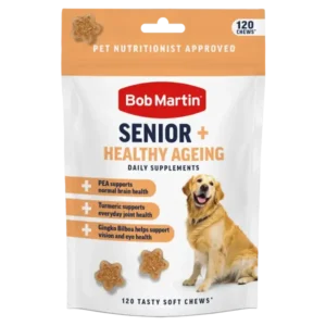 Bob Martin Dog Supplement Senior + Healthy Aging 200g - front of pack